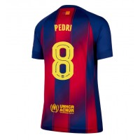 Barcelona Pedri Gonzalez #8 Domáci Ženy futbalový dres 2025-26 Krátky Rukáv